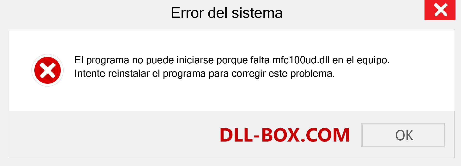 ¿Falta el archivo mfc100ud.dll ?. Descargar para Windows 7, 8, 10 - Corregir mfc100ud dll Missing Error en Windows, fotos, imágenes