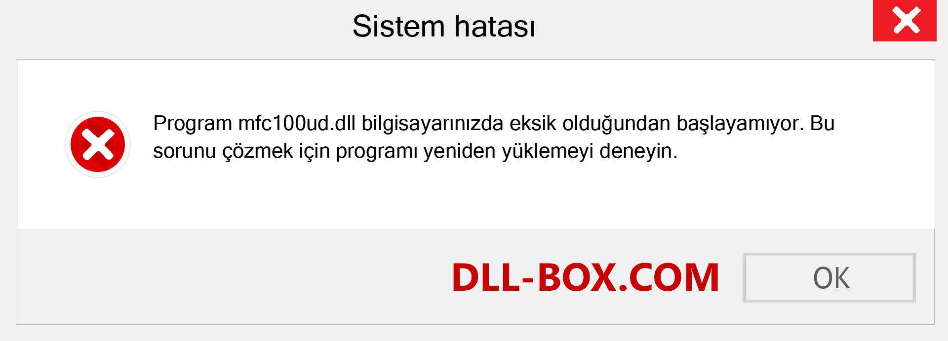 mfc100ud.dll dosyası eksik mi? Windows 7, 8, 10 için İndirin - Windows'ta mfc100ud dll Eksik Hatasını Düzeltin, fotoğraflar, resimler